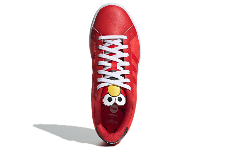Purchase (W) adidas Sesame Street x neo Unisex Grand Court Low-Top Sneakers Merah/Hitam GX3695