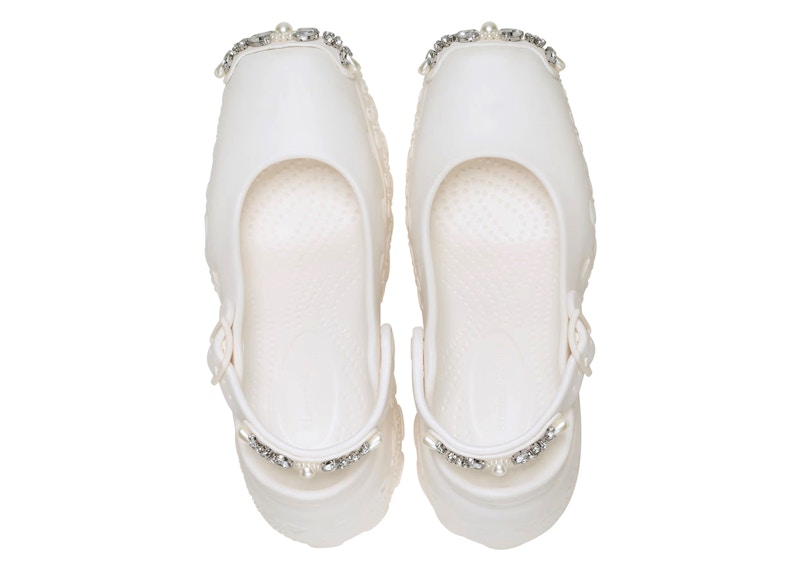 Order (W) 시몬 로샤 x 크록스 발레리나 플랫폼 클로그 오이스터 211079-159