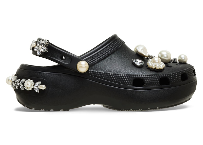 (Women) Simone Rocha x Crocs Classic Platform Clog Black 211798-001