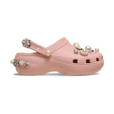 (W) Simone Rocha Crocs Classic Platform Clog Pink Rose