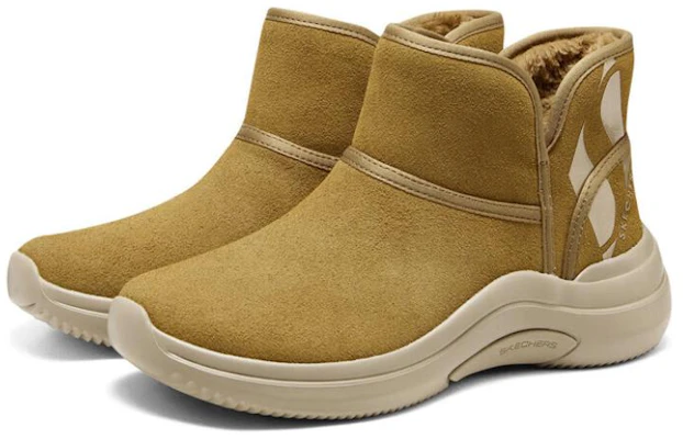 (W) (Skechers) レディース ブラウン コンフォート ショート スノーブーツ 144290-CSNT 144290-CSNT Lookbook (W) (Skechers) レディース ブラウン コンフォート ショート スノーブーツ 144290-CSNT 144290-CSNT