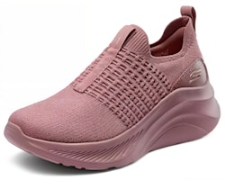 Skechers 舒適簡約 減震防滑 低幫 生活休閒鞋 女款 玫瑰紅 Lookbook Skechers 舒適簡約 減震防滑 低幫 生活休閒鞋 女款 玫瑰紅