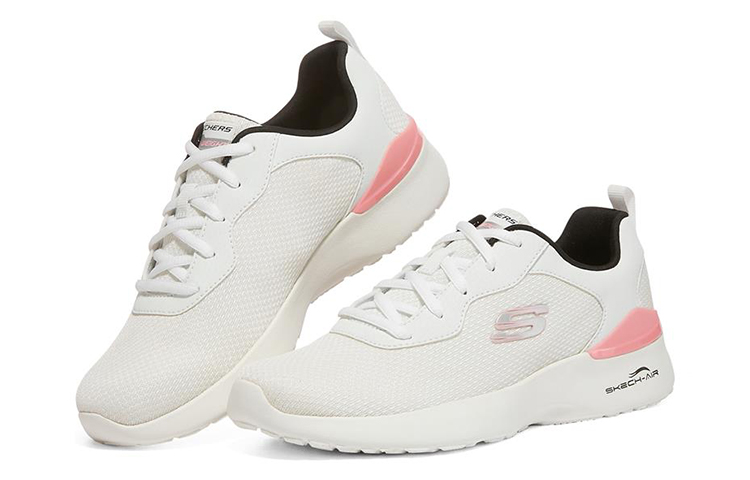 Lookbook (W) Skechers Air Dynamight ''Blanc Noir Rose'' 149346-WBPK