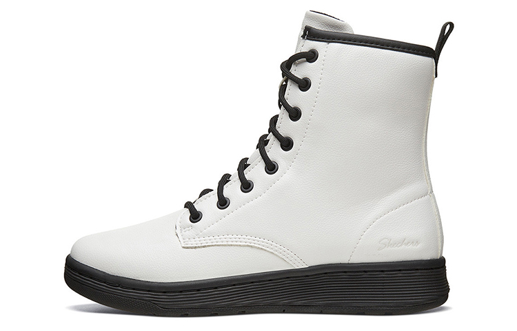(Women) Skechers Albeit 'White Black' 44821-WHT