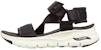 (W) Skechers Arch Fit-Casual Retro 'Sandal Sukan Hitam' 119237-BLK