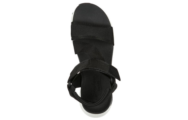 Lookbook (W) Skechers Arch Fit-Casual Retro 'Sandal Sukan Hitam' 119237-BLK