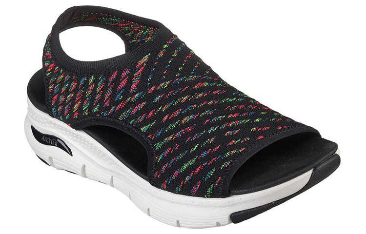 (W) Skechers Arch Fit-Catchy Wave 'Black Rainbow' 圖 3