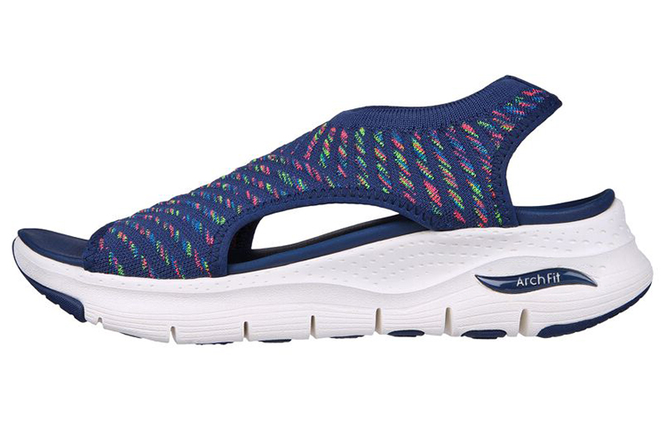 (W) Skechers Arch Fit-Catchy Wave 'Blue Multicolor'