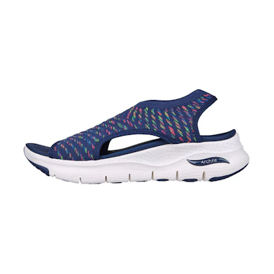 (W) Skechers Arch Fit-Catchy Wave 'Blue Multicolor'