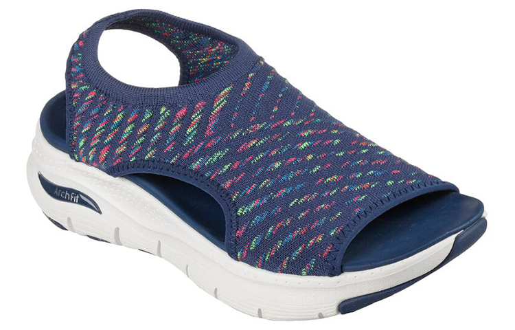 (W) Skechers Arch Fit-Catchy Wave 'Blue Multicolor' 圖 3