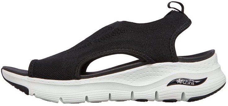 women-skechers-arch-fit-city-catch-black-white-119236-blk