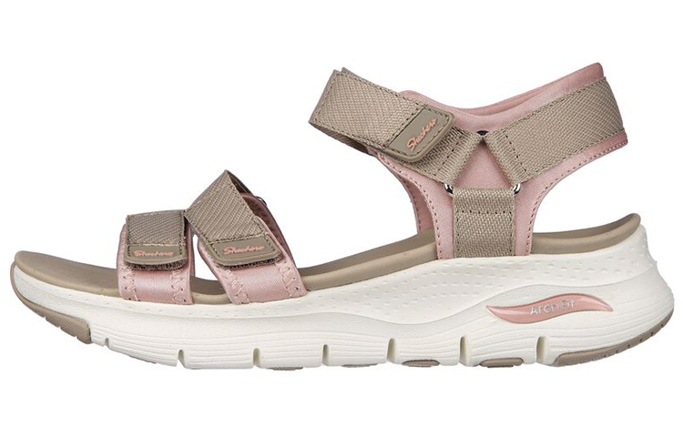 (W) Skechers Arch Fit-Fresh Bloom 'Pink Grey'