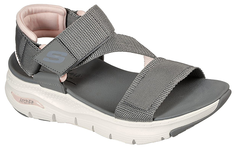 (W) Skechers Arch Fit-Pop Retro 'Grey Pink' 圖 3