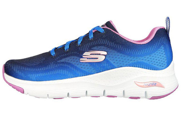 (W) Skechers Arch Fit-Vibrant Step 'Blue'