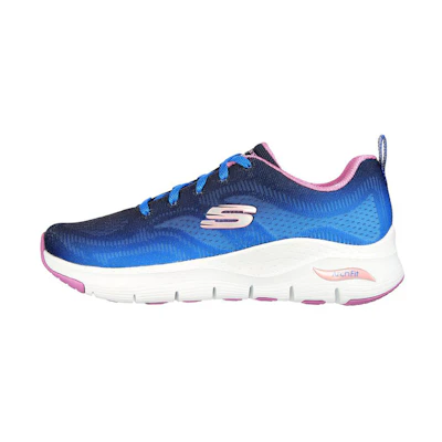 (W) Skechers Arch Fit-Vibrant Step 'Blue'