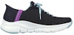 (W) 스케쳐스 아치핏 프레시 플레어 (블랙/퍼플) 149568-BKMT