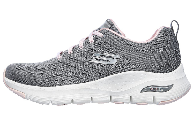 (W) Skechers Arch Fit - Infinite Adventure Low-Top Grey/Pink