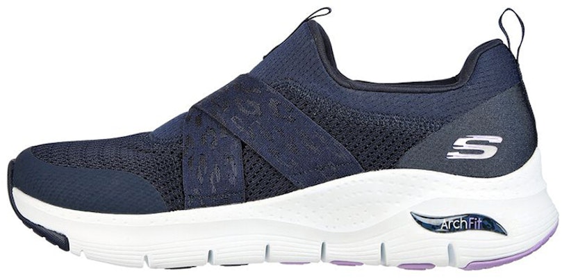 (Women) Skechers Arch Fit - Modern Rhythm 'Navy Comfort Breathable Running' 149717-NVLV Buy (Women) Skechers Arch Fit - Modern Rhythm 'Navy Comfort Breathable Running' 149717-NVLV
