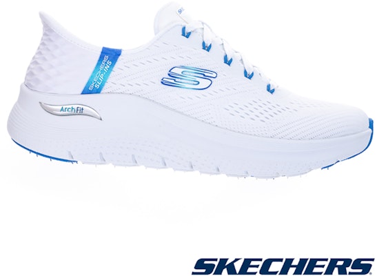 (Women) SKECHERS Arch Fit 2.0 Wide Casual Shoes White 150066WWBL Order (Women) SKECHERS Arch Fit 2.0 Wide Casual Shoes White 150066WWBL