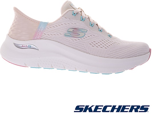 (Women) Skechers Arch Fit 2.0 Wide Pink Athletic Shoes Powder 150066WNTPK Order (Women) Skechers Arch Fit 2.0 Wide Pink Athletic Shoes Powder 150066WNTPK