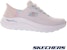 (Women) Skechers Arch Fit 2.0 Wide Pink Athletic Shoes Powder 150066WNTPK