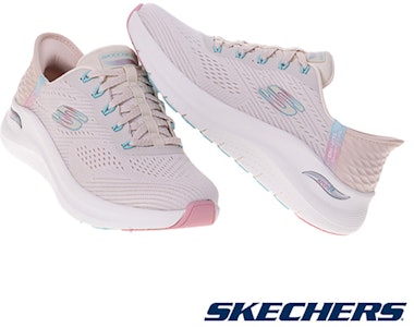 (W) Skechers Arch Fit 2.0 Wide Sepatu Olahraga Pink Powder 150066WNTPK Lookbook (W) Skechers Arch Fit 2.0 Wide Sepatu Olahraga Pink Powder 150066WNTPK