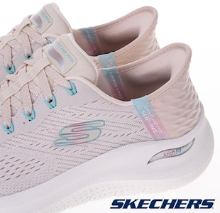 (W) Skechers Arch Fit 2.0 Wide Sepatu Olahraga Pink Powder 150066WNTPK Details for (W) Skechers Arch Fit 2.0 Wide Sepatu Olahraga Pink Powder 150066WNTPK
