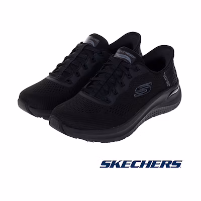 (W) SKECHERS Arch Fit 2.0 Wide Sports Shoes Black
