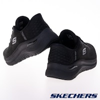 (W) SKECHERS Arch Fit 2.0 Kasut Sukan Hitam Wide Fit 150066WBBK Cheap (W) SKECHERS Arch Fit 2.0 Kasut Sukan Hitam Wide Fit 150066WBBK