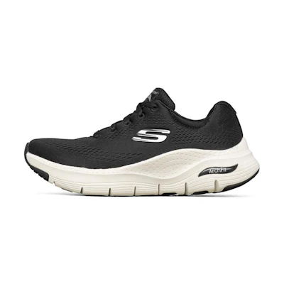 (W) Skechers Arch Fit Sneakers Black/White