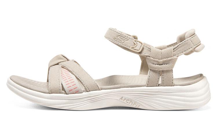 (W) Skechers Arch Fit 'Breathable Durable Sport Sandal Grey-Tan'