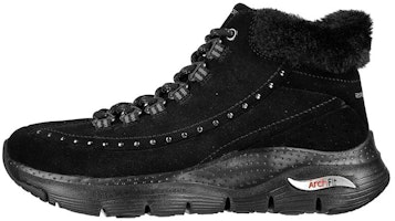 (Women) Skechers Arch Fit 'Casual Fashion Short Barrel Outdoor Boot' 167325-BBK (Women) Skechers Arch Fit 'Casual Fashion Short Barrel Outdoor Boot' 167325-BBK