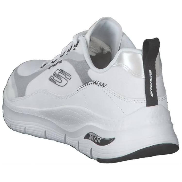 (W) Skechers Arch Fit 'Cool Oasis Black White' 圖 4