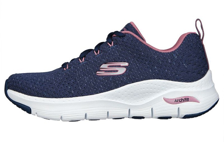 women-skechers-arch-fit-glee-for-all-navy-pink-149713-nvpk