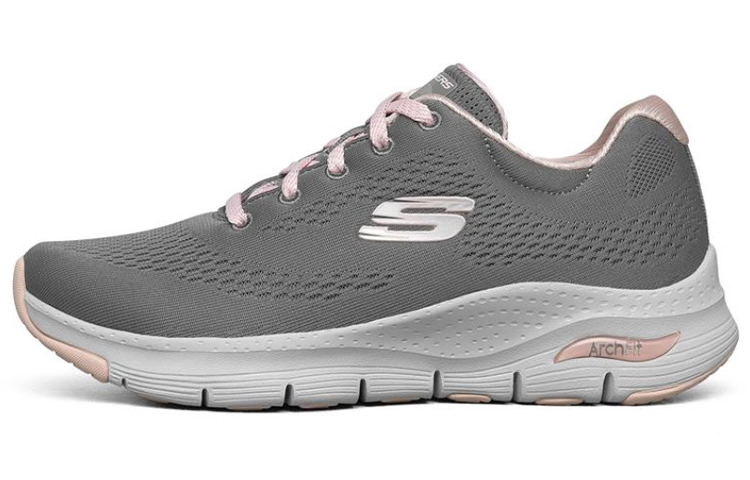 Buy (Women) Skechers Arch Fit Sports Shoes Gray/Pink 149057-GYPK