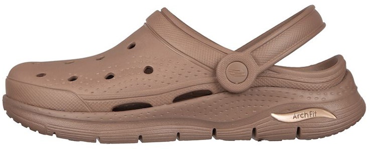 Skechers Arch Fit-It's A Fit 休閒時尚拖鞋 女款 棕 Buy Skechers Arch Fit-It's A Fit 休閒時尚拖鞋 女款 棕