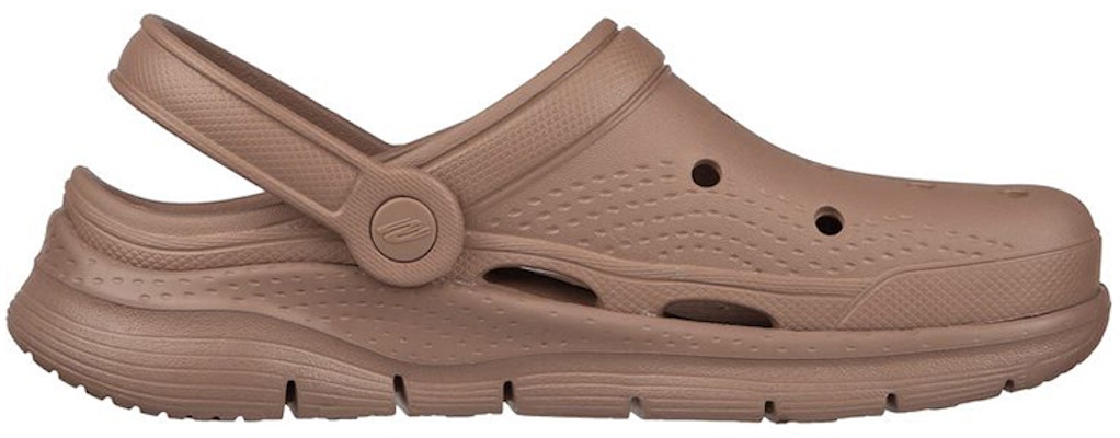 (W) (女性向け) スケッチャーズ アーチフィット カジュアルスライド 'ブラウン' 111385-TAN 111385-TAN Order (W) (女性向け) スケッチャーズ アーチフィット カジュアルスライド 'ブラウン' 111385-TAN 111385-TAN