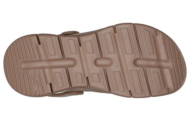 Shop (W) Skechers Arch Fit 'It's A Fit' Sandal Kasual Fashion 'Coklat' 111385-TAN