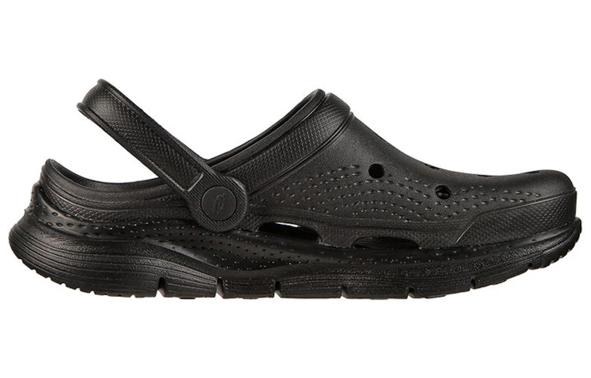 (Women) Skechers Arch Fit 'It's A Fit Bubble Shoe Outdoor Sports Sandal' Black