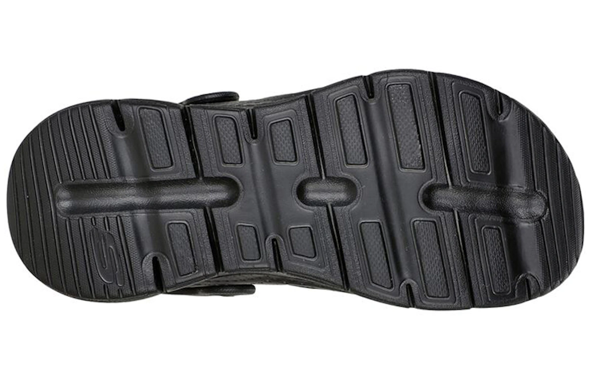 (Women) Skechers Arch Fit 'It's A Fit Bubble Shoe Outdoor Sports Sandal' Black