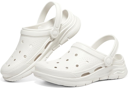 Skechers Arch Fit - It's A Fit 泡泡鞋 運動涼鞋 女款 白色 Lookbook Skechers Arch Fit - It's A Fit 泡泡鞋 運動涼鞋 女款 白色