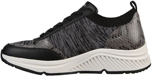 (W) 斯凯奇Arch Fit: S-Miles '黑色蛇行步' 155566-BLK Buy (W) 斯凯奇Arch Fit: S-Miles '黑色蛇行步' 155566-BLK