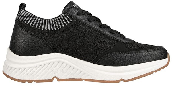 (W) Skechers Arch Fit: S-Miles 'Caminar en Negro Blanco' 155565-BLK Order (W) Skechers Arch Fit: S-Miles 'Caminar en Negro Blanco' 155565-BLK