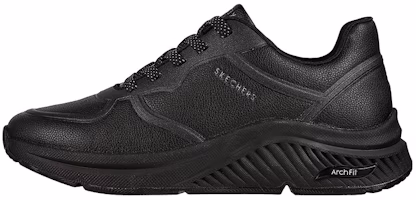 (Women) Skechers Arch Fit: S-Miles Mile Makers 'Black Casual Low-Top' 155570-BBK (Women) Skechers Arch Fit: S-Miles Mile Makers 'Black Casual Low-Top' 155570-BBK