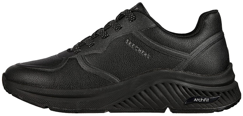 (Women) Skechers Arch Fit: S-Miles Mile Makers 'Black Casual Low-Top' 155570-BBK Buy (Women) Skechers Arch Fit: S-Miles Mile Makers 'Black Casual Low-Top' 155570-BBK