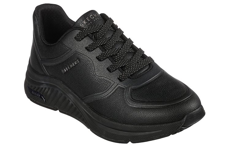 Lookbook (Women) Skechers Arch Fit: S-Miles Mile Makers 'Black Casual Low-Top' 155570-BBK