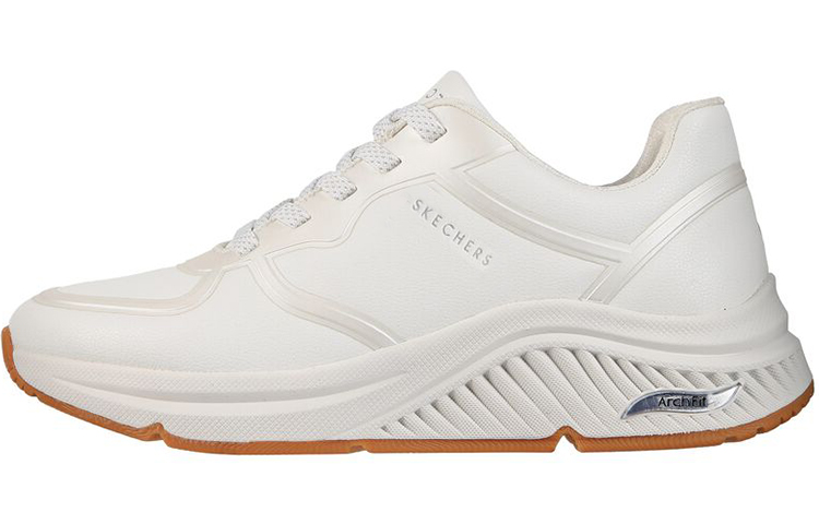 (Women) Skechers Arch Fit: S-Miles Mile Makers 'White' 155570-WHT