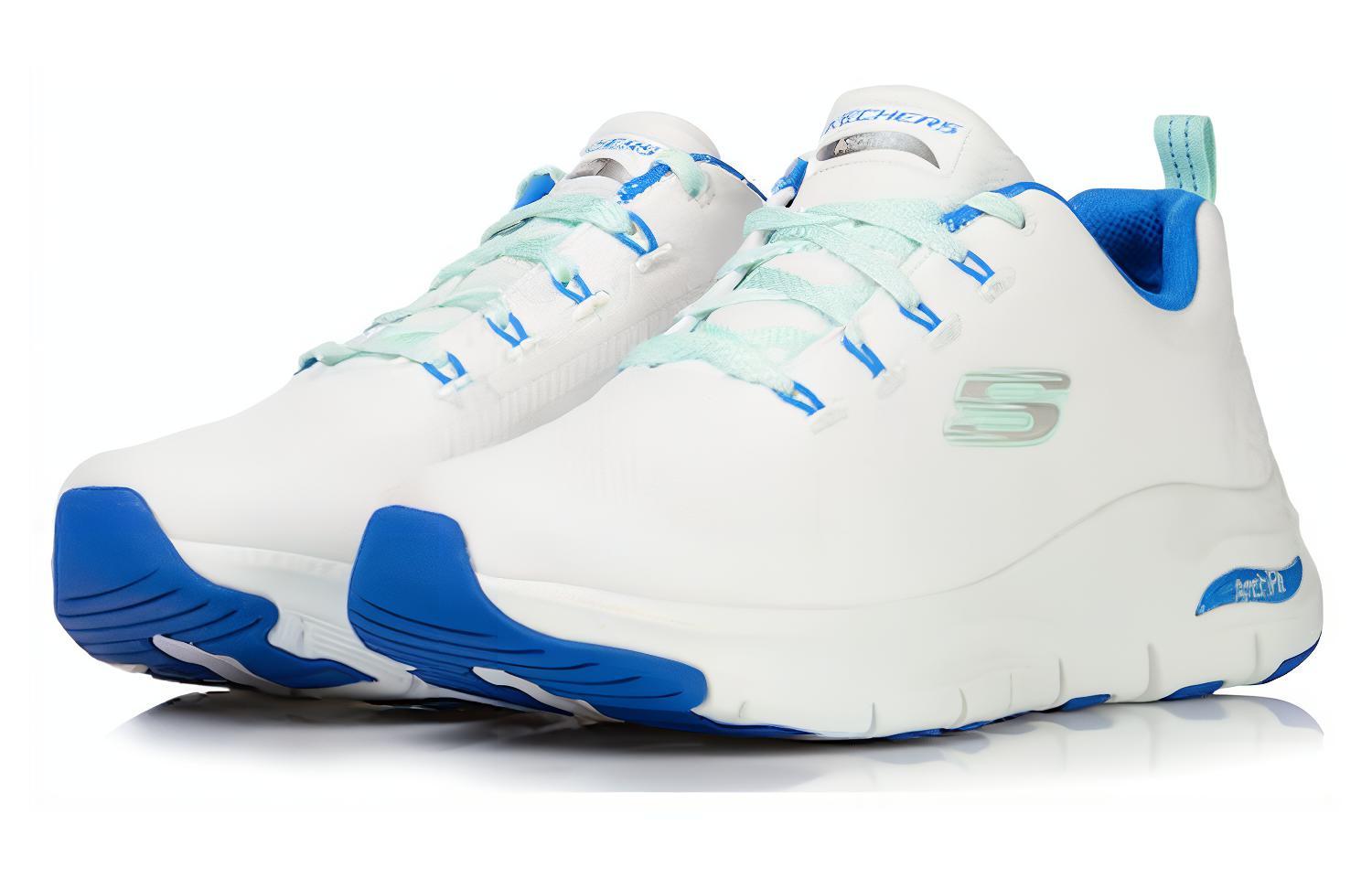 (W) Skechers Arch Fit 'White Blue' 圖 3