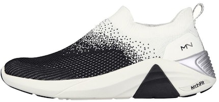 (Women) Skechers Arch Fit A-Linear 'Black White' 133252-BLK (Women) Skechers Arch Fit A-Linear 'Black White' 133252-BLK