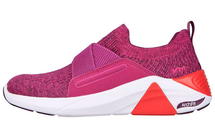 (Women) Skechers Arch Fit A-Linear 'Comfort Breathable Pink Casual' 133253-PNK